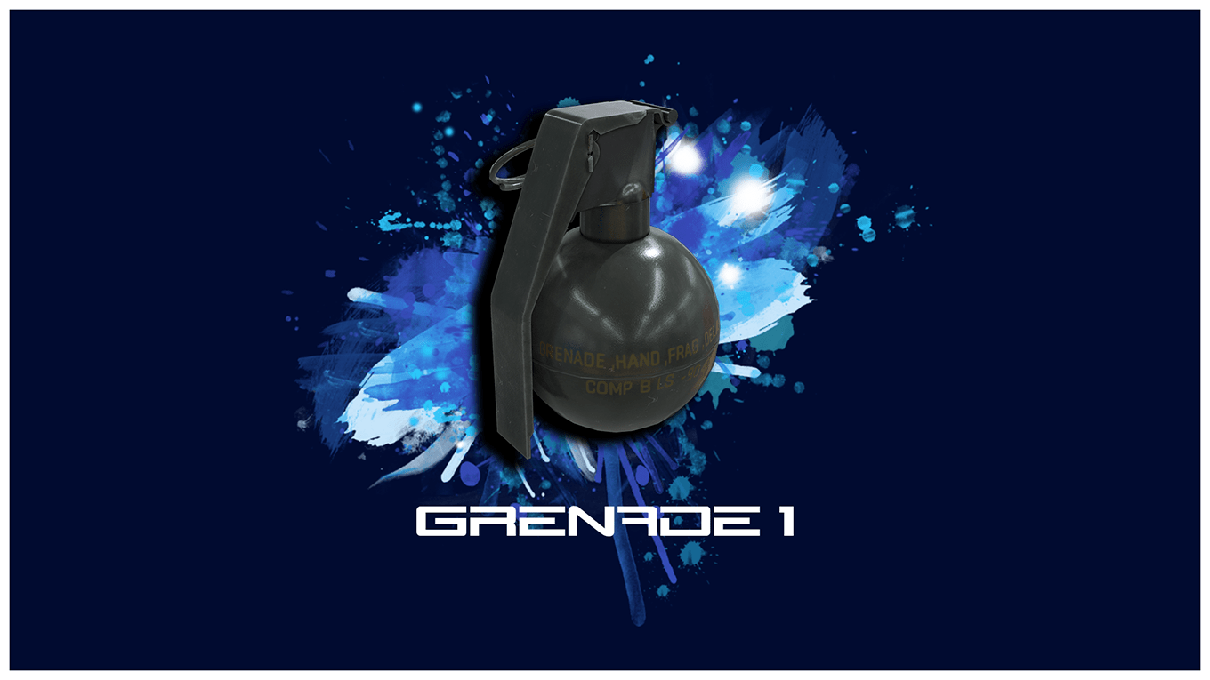Grenade 1 - Heart State Games®